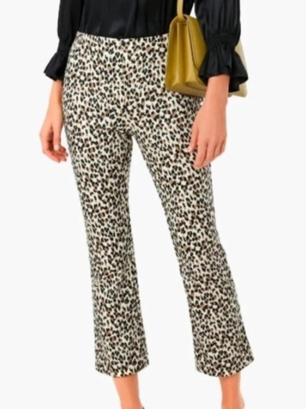 Tuckernuck Cropped Leopard Print Pants Size XXS NWT